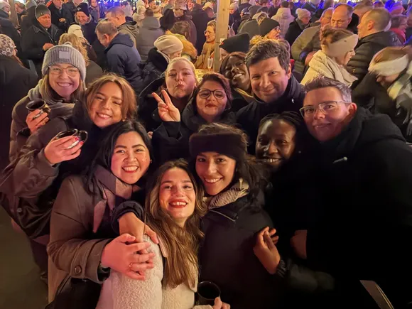 Gemeinsam auf dem Weihnachtsmarkt